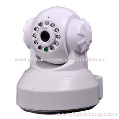 Wireless IP Camera, TF Card Slot, MJEPG, P2P with Embedded IR-cut FilterNew